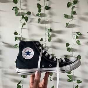Converse Black and White Canvas Sneakers
